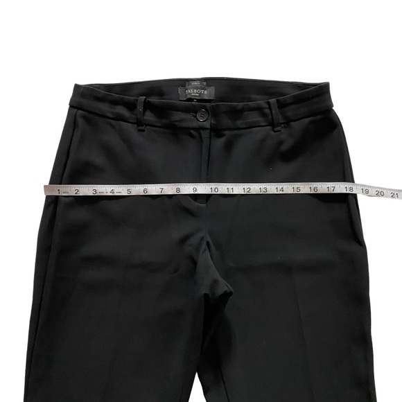 TALBOTS Curvy Bootcut Business Casual Career Black Pants Women’s Size 8 Petite - Picture 8 of 12